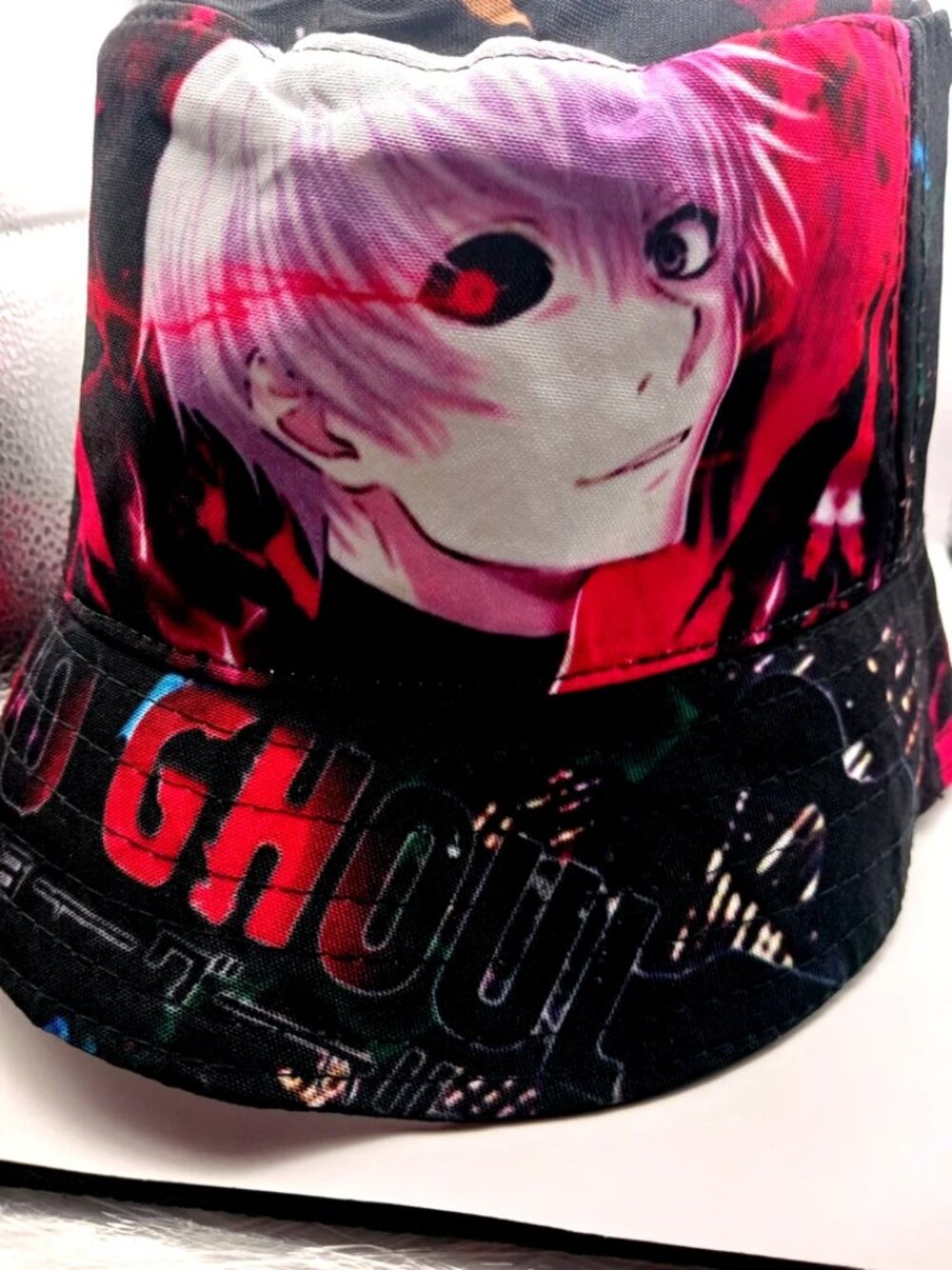 Tokyo Ghoul Graphic Print Bucket Hat Anime Unisex